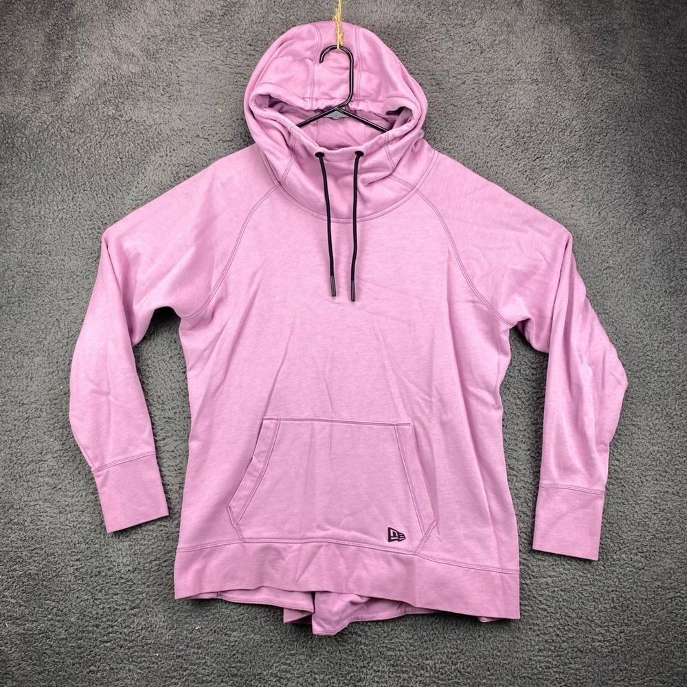 New Era Womens 2XL Pullover Hoodie Sweatshirt‎ Lavender Drawstring Thumb Hole